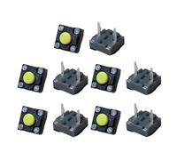 10PCS Mute Button Clicking Microswitches For Gaming Microswitch 6x6x4.3mm For Quiet Operating Microswitches