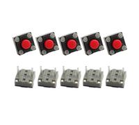 10Pcs Mute Mouse Microswitches 6x6x4.3mm Mouse Microswitch Repair Part