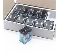 10Pcs MY2P HH52P MY2NJ Relay Coil General DPDT Micro Mini Electromagnetic Switch with LED AC 110V 220V DC 12V 24V 380V