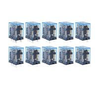 10PCS MY2P HH52P MY2NJ relay coils universal DPDT electromagnetic relay switches with LED AC/DC6V 12V 24V 36V 48V 110V 220V(AC,220V)