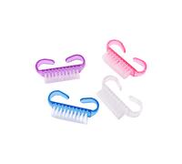 10Pcs Nail Cleaning Brushes Multicolor Hand Fingernail Brush Cleaner Scrubbing Kit Pedicure for Toes and Nails Manicure