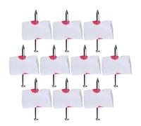10pcs Nail through Finger Trick Halloween Prank Tool White Plastic | Lifelike Blood Effect, Lightweight Spoof Prop, for April Fool's Day and Masquerade Parties
