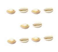 10pcs Natural Conch Shell Buttons with Unique Patterns for Fashion Designers and Craft Project Clothing Supply Craft Clothing Button Set