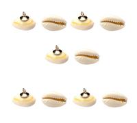 10pcs Natural Conch Shell Buttons with Unique Patterns for Fashion Designers and Craft Project Clothing Supply Fashion Designers Accessories