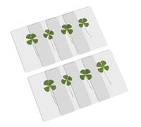 10Pcs Natural Dry Bookmarks Dried Bookmarks Book Page Holder Reading Aid for Book Lover Student Collectible