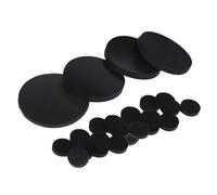 10Pcs NBR Rubber Gaskets Set - Black Solid Round Seals, Diameter 10-100mm, Thick 1-5mm