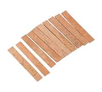 10Pcs Neck Cork Sheet, 81 * 11 * 2mm/3.20 * 0.43 * 0.08In Clarinet Joint Cork Cut-To-Size Saxophone Sax Neck Sheet Musical Instrument Repair Parts for Alto Saxophone