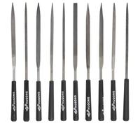 10pcs Needle File Set Diamond File Set Files Repair Tools Modelling Files Mini Metal File Tool,for Woodworking and Metalworking(Black)