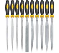 10PCS Needle Files, Metal File, Metal Files for Steel, File Set, Needle Files, Files Tools, Needle Files for Metal, Half Round File, Suitable for Metal, Wood, Jewelry, Model, DIY and Nearly All Uses