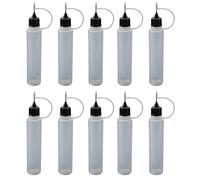 10Pcs Needle Tip Bottle Dropper Bottles for Small Gluing Projects Paper Quilling Craft Acrylic Painting Needle Tip Bottle Applicator