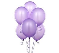 10Pcs Neon Purple Balloons 10 Inch - Helium Quality Latex Party Balloons for Birthday, Wedding, Anniversary, Baby Shower, Christmas, Valentine's Day and Celebration Decorations