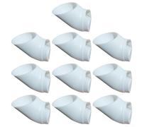 10pcs Net Cup Pots Plastic Planting Containers for Aquaponics Kratky Method Greenhouse 38mm Hole