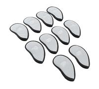 10PCS New Meshy Iron Covers Set Club Head Cover Fit Most Irons, Head Covers Use Nylon Mesh Cloth and Fine Fleece Lining Material, Club Head Covers Soft Lining