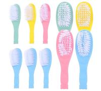 10pcs Newborn Hair Brush Pp Nylon Styling Tool for Babies