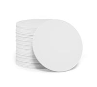 10PCS NFC Tag Cards, Programmable NFC 215 Tags Blank PVC NTAG215 Card White Round 25mm(0.98 inch), 504 Bytes Memory for Android iPhone and All NFC Enabled Devices