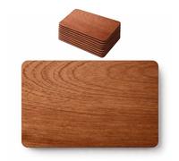 10pcs NFC Tag, Wooden NFC Cards for Digital Business Card Sharing and Smart Home Automation, Rewritable Programmable NFC Tags Compatible with All NFC-Enabled Devices