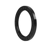10pcs Nitrile Rubber TC-Type Rotary Shaft Oil Sealing with Inner Spring, Inner Diameter 5mm, Outer Diameter 15mm, 5x15x6mm