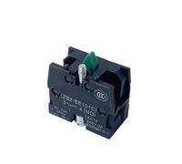 10pcs NO/NC XB2 Push Button Switch Accessory Block 10A Silver/Brass Red/Green ZB2BE101/102C IDGTTLDF(NO,Brass)
