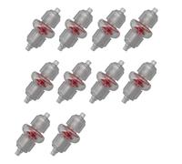 10pcs Non-Return Check Valve Aquarium Air Pump 3/16" Airline Tube One-Way Aquarium Accessories Aquarium Check Red