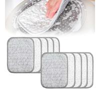 10PCS Non-Scratch Scrubbing Dishwashing Cleaning Cloths, Layer Wire Dishcloths for Wet & Dry, Reusable Wire Washing Cloths, Multipurpose Wire Dishwashing Rags for Kitchen, Cookware, Sinks
