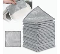 10pcs Non-Scratch Wire Dishcloth, Multipurpose Wire Dishwashing Rags For Wet And Dry, Easy Rinsing, Soft Wire Cleaning Cloth Wire Dish Towels, Scrubs & Cleans For Metal, Kitchen, Dishes (10)
