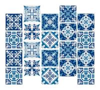 10pcs Northern European Style Adhesive Tile Decals