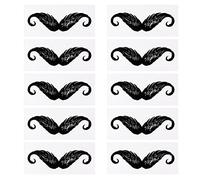 10pcs Nose Wax Mustache Stickers Beard Nose Eyebrow Facial Hair Removal Stickers Waxing Mustache Protectors Mustache Guard Sticker for Men