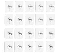 10pcs Not Traces Wall Hook Adhesive Pictures Frame Hangers Adhesive Hook Set for Home & Decors Silver Heavy Duty