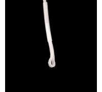 10pcs Nylon For Braided Loop Connector for Fly Fishing Line Loop Building with Emphasis on Structural Integrity and Fit (White 20lb)