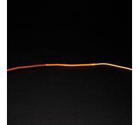 10pcs Nylon For Braided Loop Connector for Fly Fishing Line Loop Building with Emphasis on Structural Integrity and Fit (Orange 20lb)