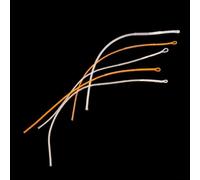 10pcs Nylon For Braided Loop Connector for Fly Fishing Line Loop Building with Emphasis on Structural Integrity and Fit (Orange 30lb)