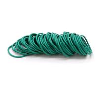 10pcs O Ring CS 2mm OD 5~120mm Sealing Gasket Insulation Oil High Temperature Resistance Fluorine Rubber O Ring Green (Size : OD 46mm ID 42mm)