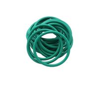 10pcs O Ring CS 5mm OD 16~100mm Sealing Gasket Insulation Oil High Temperature Resistance Fluorine Rubber O Ring Green(OD 42mm ID 32mm)