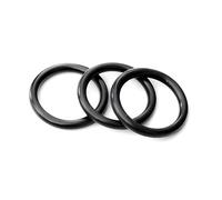 10Pcs O-Ring NBR Rubber, Inner Diameter 16-158mm, Cross Section 6mm, for Valve Stem and Shaft Sealing Purpose,Black,66x54x6mm