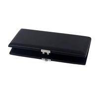 10Pcs Oboe Reeds Holder Case Box Black PU Leather For Musician Oboe Reed Case