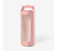 10pcs Octagon Kraft Paper Gift Boxes with Clear Window & Handle, Multi-Purpose Goodies Favor Containers for Drinking Jars, Glass Cans & Tumblers