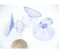 10pcs of 35mm Clear Suction Cups Plastic/Rubber PVC Window car pic Suction Cups with Shut Ear
