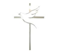 10pcs of Acrylic Religious Cake Topper - Dove and Cross,Holy Spirit Topper, Confirmation Topper