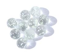 10pcs Of Luminous Glass Ball,12mm Game Pinball Machine Cattle Small Marbles, Glass Marbles, Bouncing Ball Fish Tank Decor Pinball Machine(transparent)