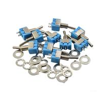 10pcs of Reliable MTS101 Mini Toggle Switches with SPST ONOFF for Various Uses