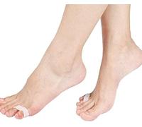 10PCS of Soft Silicone Toe Separator and Spacers by PEDIMEND - Supports Bent-Under Toes - Improves Toe Deformity - Ease Pressure & Friction on Toes - Gentle Realign Toe - for Men & Women - Foot Care