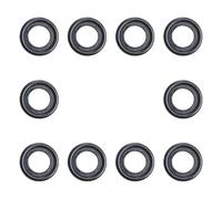 10pcs Oil Drain Plugs Gasket Rubber Washer General Seal Vehicle Accessories For Reduced Leakage For 12/14 Oil Drain Gasket