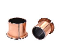 10pcs Oil-Free Flanged Composite Copper Bushing,Inner Diameter 15mm,Suitable for Industrial Machinery,Flip-edge:23mm,15x17x8mm