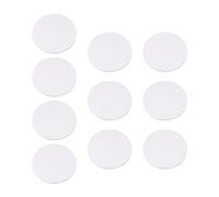 10pcs Oil Painting Board for Artists, Ready to Paint Cotton Canvas | Circle Canvas, Blank White Surface, Cardboard Core, for Acrylic Paints, Brushes, Craft Workshops