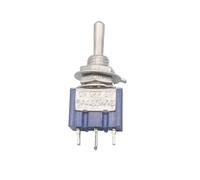 10Pcs ON-OFF-ON 3 Pin 3 Position Latching Toggle Switch AC 125V/6A 250V/3A