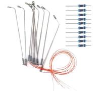 10pcs OO/HO Scale Lantern Modern Street Lighting Street Light Lamp Model Light 10cm Model Railroads For Home Garden Decoration