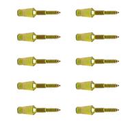 10pcs Oor Hinges Security Pin Anti Theft Door Hinges Screws Carbon Steel Screws Set For Residential &