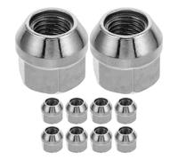 10pcs Open End Acorn Lug Nuts M12x1.5 Steel for Wheel Studs