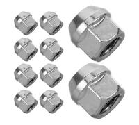 10pcs Open End Wheel Lug Nut M12x1.5 Steel for Tires and Studs