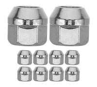 10pcs Open End Wheel Lug Nuts M12x1.5 Steel for Rv Truck